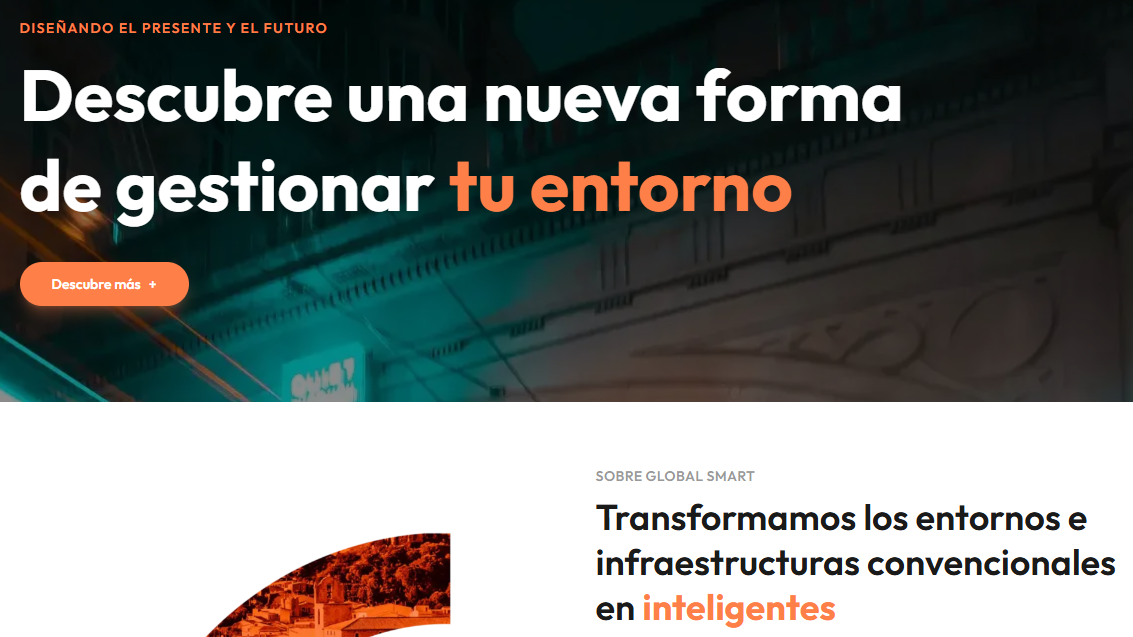 Global Smart IoT website: “Discover a new way to manage your environment”